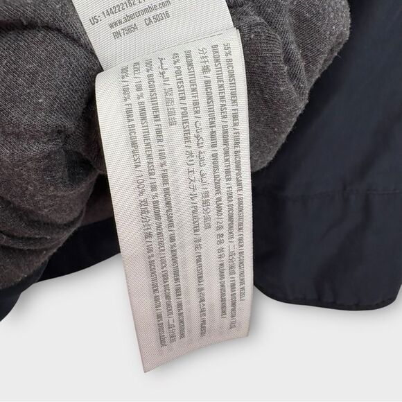 Abercrombie & Fitch Cinched Utility Jacket in Navy Blue Women’s Size S - Picture 4 of 5